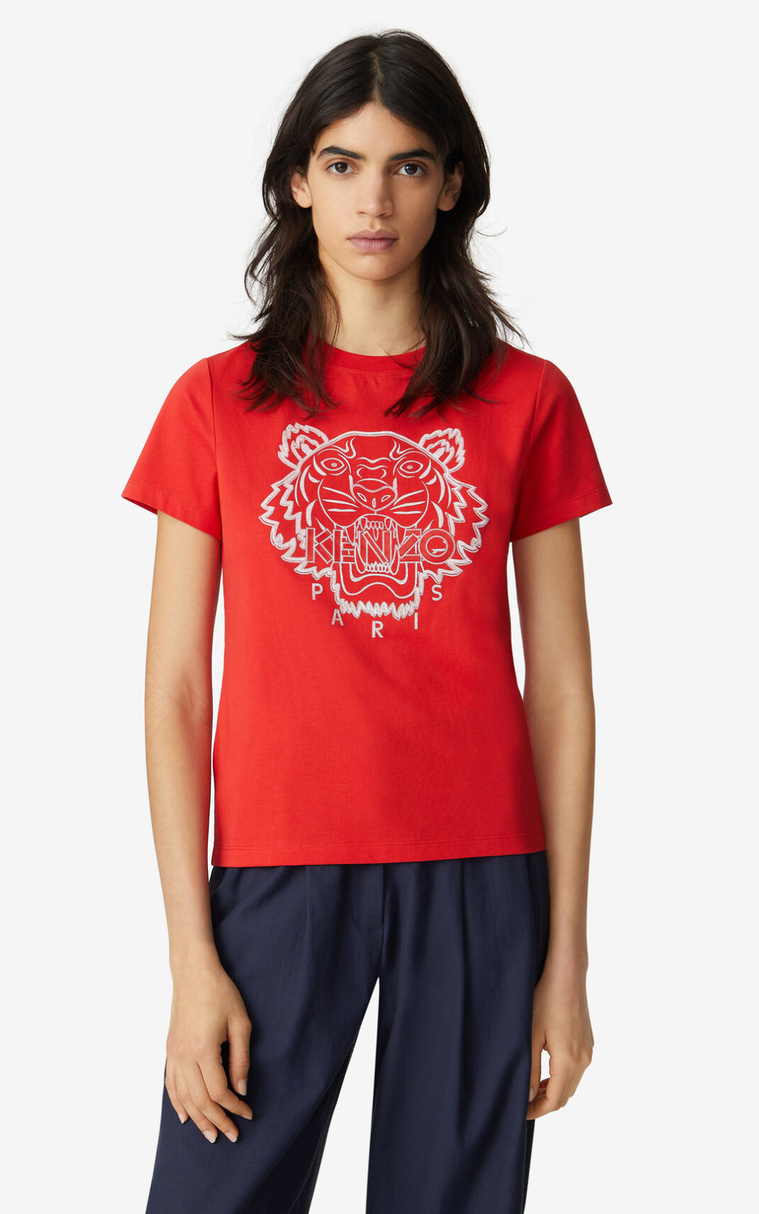 Camiseta Kenzo Tiger Feminino - Vermelhas | 465KZILJO